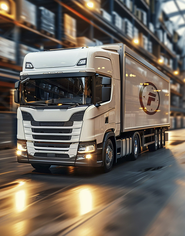 Modern Logistics Truck